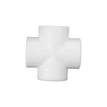 Крестовина MeerPlast, d=25 мм, белая