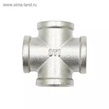 Крестовина STI, 3/4", никелированная латунь