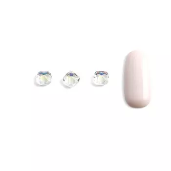 Кристаллы для объёмной инкрустации Pole LUX «Мягкий квадрат», 10 шт