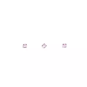 Кристаллы для объёмной инкрустации TNL «Принцесса», №2, розовый, 10 шт