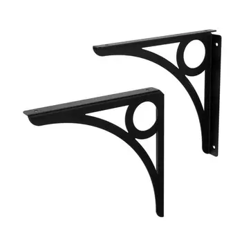 Кронштейн DECOR, 245х245, 2 шт, цвет черный