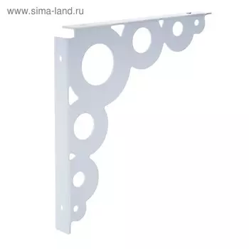 Кронштейн декоративный 182х182 мм, белый, 40 шт