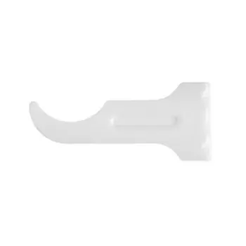 Кронштейн для радиатора левый, полимер, белый