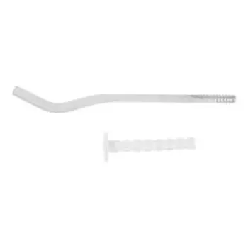 Кронштейн для радиатора MasterProf, универсальный, с дюбелем, 7х180 мм, сплющенный, белый