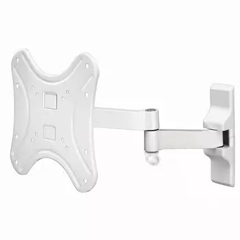 Кронштейн для телевизора Hama H-108741, до 25 кг, 10-46", настенный, поворот и наклон, белый