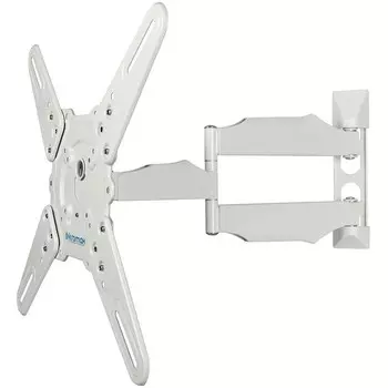 Кронштейн для телевизора Kromax ATLANTIS-40 белый 22"-65" макс.40кг настенный поворот и нак 102951