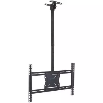 Кронштейн для телевизора Kromax COBRA-4 черный 15"-75" макс.65кг потолочный поворот и накло 102951