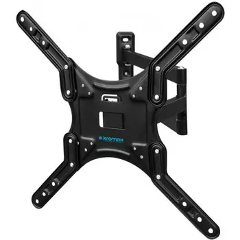 Кронштейн для телевизора Kromax DIX-25 черный 24"-55" макс.20кг настенный поворотно-выдвижно 10047