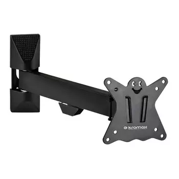 Кронштейн Kromax CASPER-103, для ТВ, наклонно-поворотный,10-32", до 25 кг, 25-81 мм, чёрный