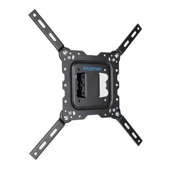 Кронштейн Kromax DIX-16, для ТВ, наклонно-поворотный, 22-55", до 30 кг, 56-140 мм, черный