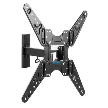 Кронштейн Kromax OPTIMA-413, для ТВ, наклонно-поворотный,20-55", до 30 кг,51-140 мм, чёрный