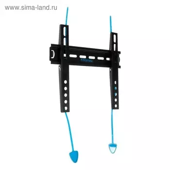 Кронштейн Kromax VEGA-13 new, для ТВ, фиксированный, 15-42", 15 мм от стены, черный