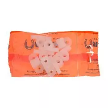 Кронштейн, меб. крепеж, пластик, бесцветный, 8 шт.