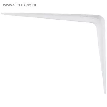 Кронштейн "Сибртех" угловой с ребром 175 х 225 мм, цвет белый