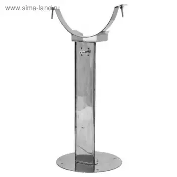 Кронштейн стеновой телескопический для дымохода «УМК», 40 - 75 мм, d=280 мм, нержавеющая сталь 1.0 мм