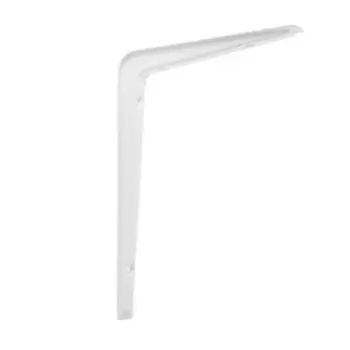 Кронштейн ТУНДРА прямоугольный 155х220 мм, полимер белый, 1 шт.