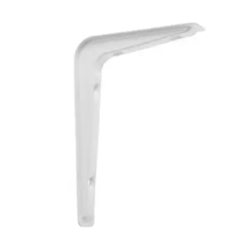 Кронштейн ТУНДРА прямоугольный 82х120 мм, полимер белый, 1 шт.