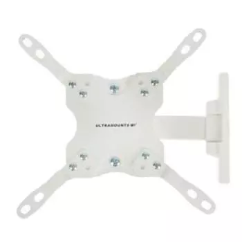 Кронштейн Ultramounts UM864W, для ТВ, наклонно-поворотный, 13-43", 60-190 мм от стены, белый