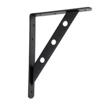 Кронштейн усиленный 200х150 полимер чёрный