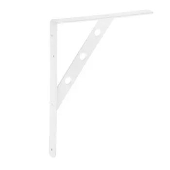 Кронштейн усиленный 250х200 полимер белый , 10 шт