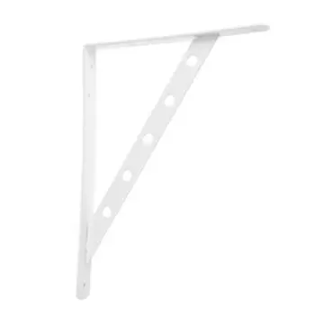 Кронштейн усиленный 300х225 полимер белый, 10 шт