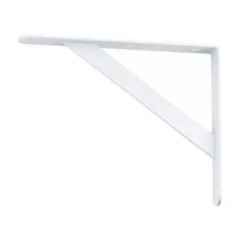 Кронштейн усиленный "СИБРТЕХ", 400х280х30х4 мм, белый