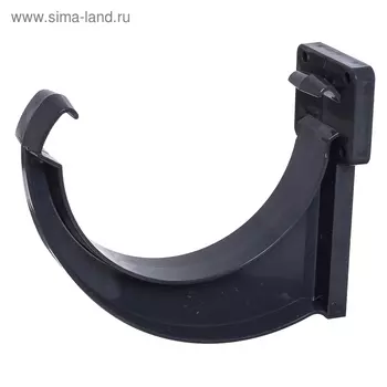 Кронштейн желоба для водосточной системы DCKE LUX, цвет графит