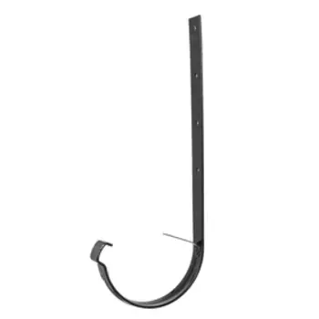 Кронштейн желоба для водосточной системы DCKE LUX, металлический, 300 мм, цвет графит