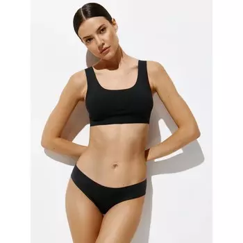 Кроп топ женский OmD Invisible, размер 42, цвет nero