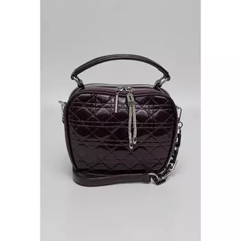 Кросс-боди, 2 отдела на молнии, цвет бордовый 23х12х20см