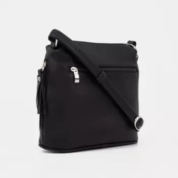 Кросс-боди на молнии, цвет чёрный