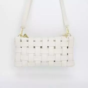 Кросс-боди, отдел на молнии, цвет белый