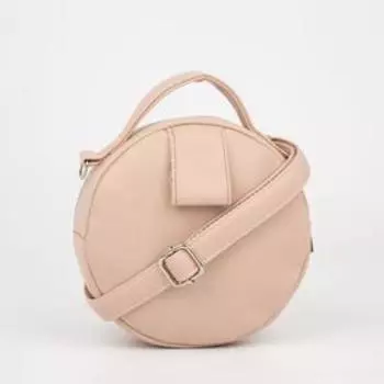 Кросс-боди, отдел Miss Bag на молнии, длинный ремень, цвет бежевый