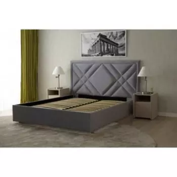 Кровать «Акрополь» с ПМ, 160 × 200 см, ЭКО ПМ деревянный каркас, 1 ящик, цвет velutto 51