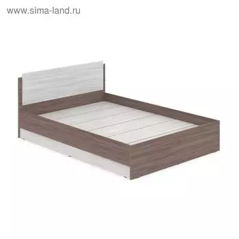 Кровать Аманда 1400х2000, Ясень шимо темный/светлый