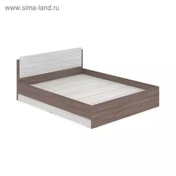 Кровать Аманда, 1600х2000, Ясень шимо темный/светлый