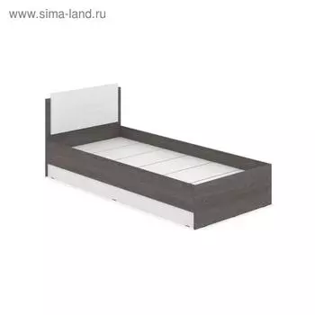 Кровать Аманда, 900х2000, Анкор темный/Светлый