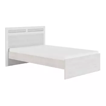 Кровать «Амели №1.2», 12002000 мм, без основания, цвет ясень анкор светлый/белый глянец