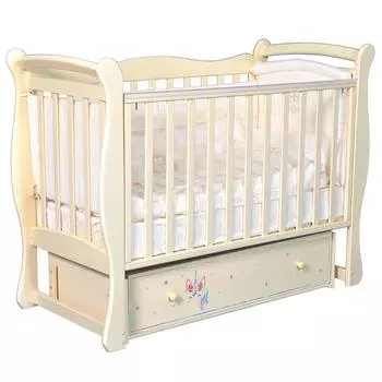 Кровать Camellia, коллекция «Радуга», цвет слоновая кость