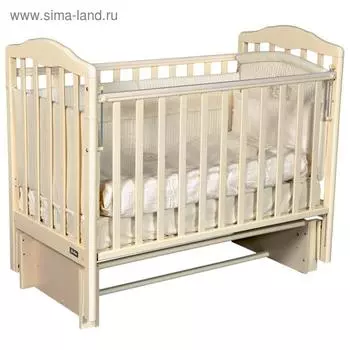 Кровать детская Bellini Alba Plus автостенка, универсальный маятник, цвет слоновая кость