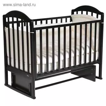 Кровать детская Bellini Holly Plus автостенка, универсальный маятник, цвет шоколад