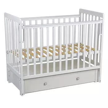 Кровать детская Фея 328-01, цвет белый