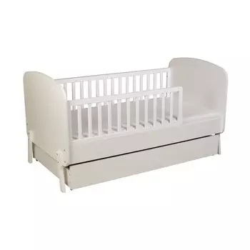 Кровать детская Polini kids Mirum 2000, c ящиком, цвет белый