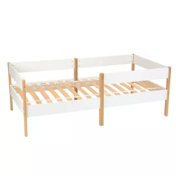 Кровать детская Polini kids Simple 3435, 1658580884 мм, цвет белый/натуральный