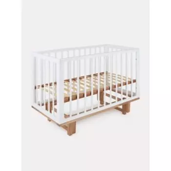 Кровать детская Rant Indy, маятник, 120х60 см, цвет Cloud White