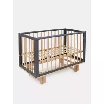 Кровать детская Rant Indy, маятник, 120х60 см, цвет Moon Grey