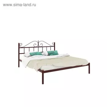 Кровать «Диана», 16002000 мм, металл, цвет коричневый