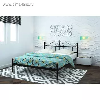 Кровать «Диана Плюс», 18002000 мм, металл, цвет чёрный