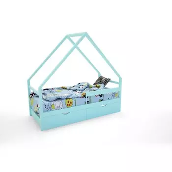 Кровать-домик Skandi, детская, цвет салатовый