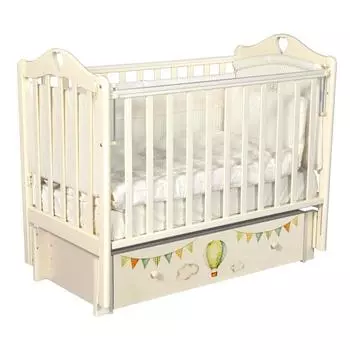 Кровать Estelle, коллекция «Путешествие на воздушом шаре», цвет слоновая кость